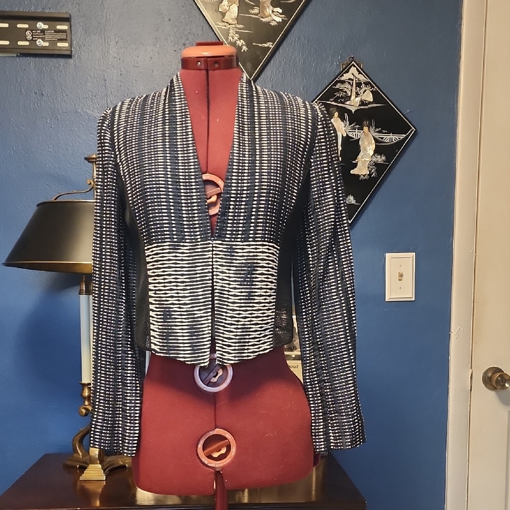 Eli Tahari Sydney Blue & white Jacket/blazer